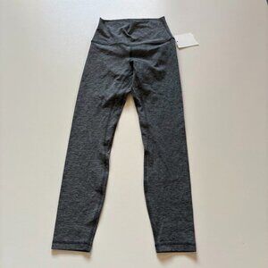 NWT Lululemon Align Pant 25 Space Dye Grey Heather Legging Soft